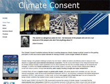 Tablet Screenshot of climateconsent.org